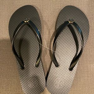 Tory Burch black flip flops. Size 7